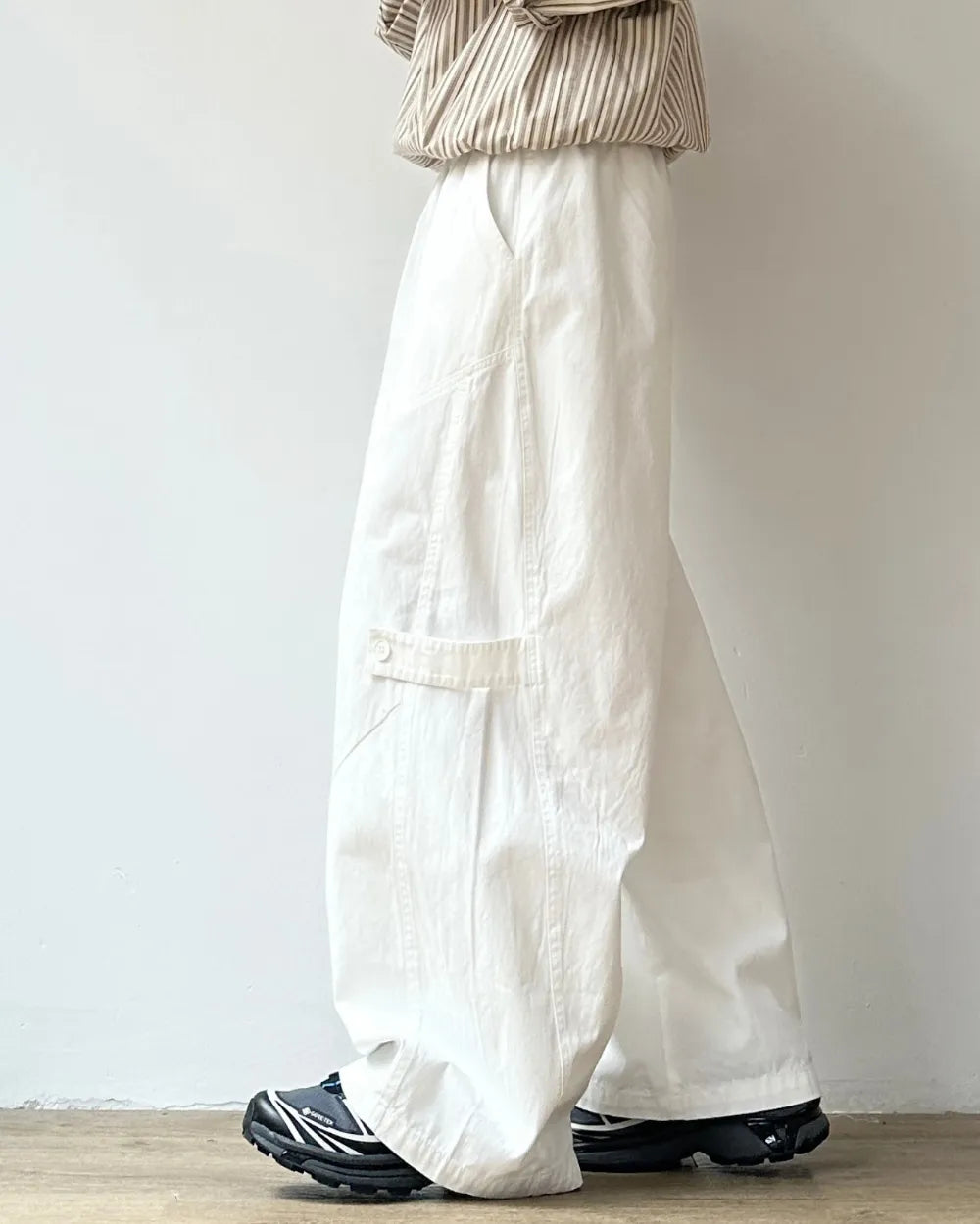 WIDE RELAXED CARGO PANTS W1805