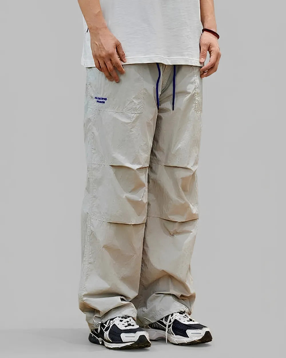 NYLON PARACHUTE CARGO PANTS W1684