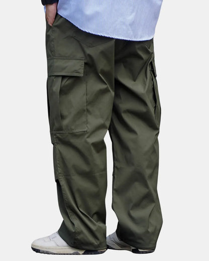 WATER-REPELLENT NYLON CARGO PANTS W1690