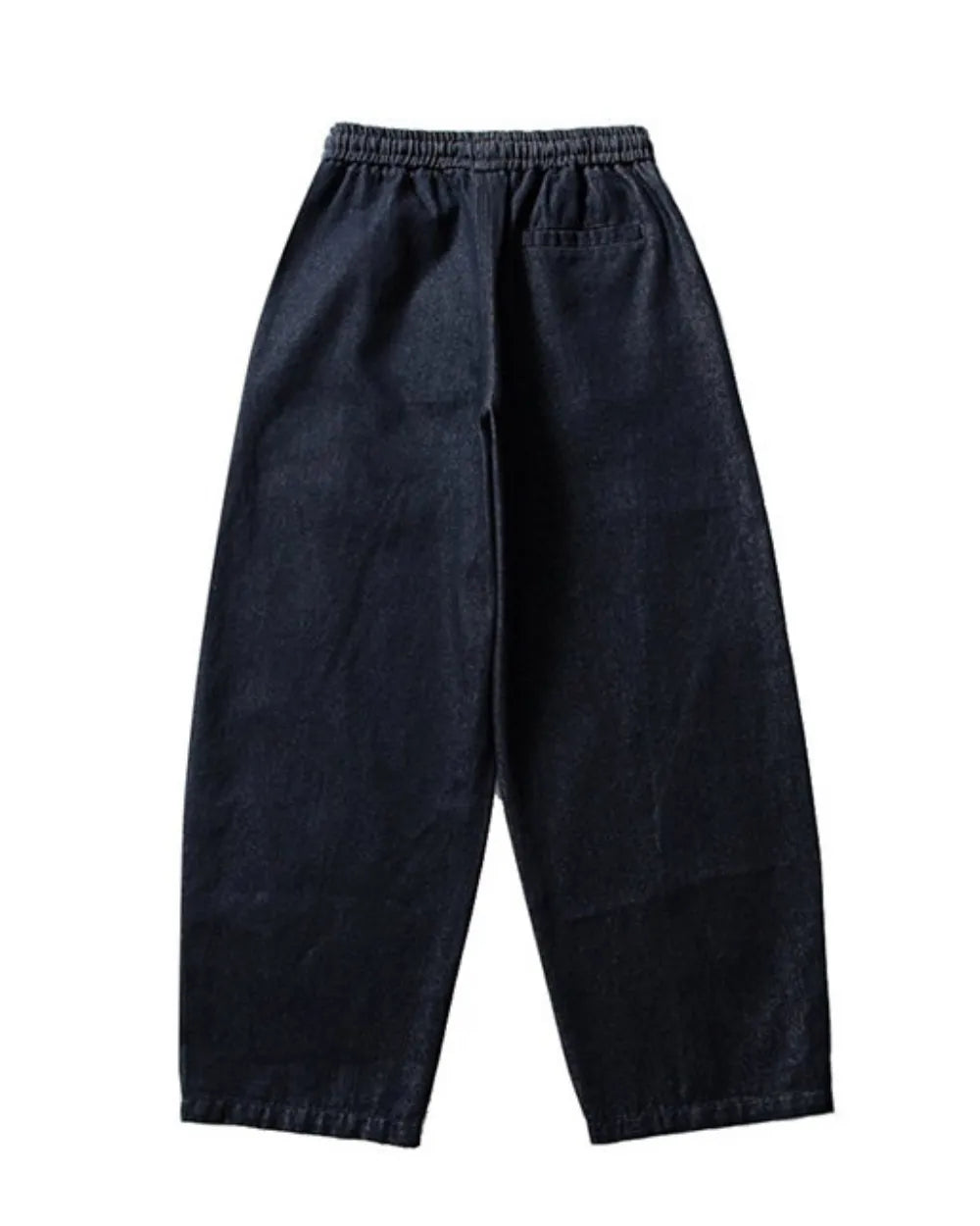 DENIM DRAWSTRING LOOSE PANTS W1692