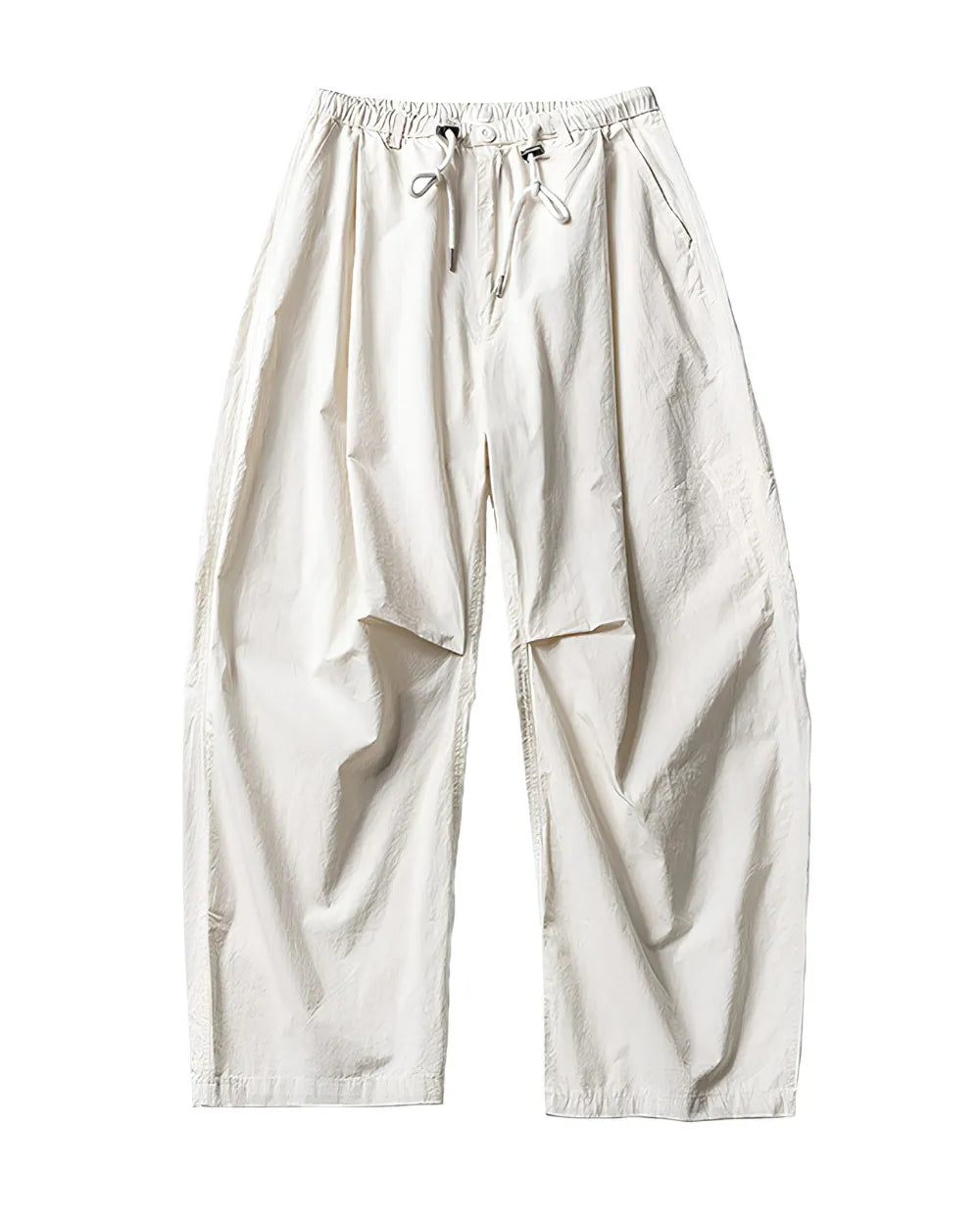 NYLON WIDE TRACK PANTS W1817