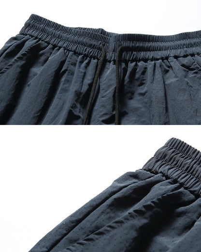 NYLON WIDE SHORTS W1745