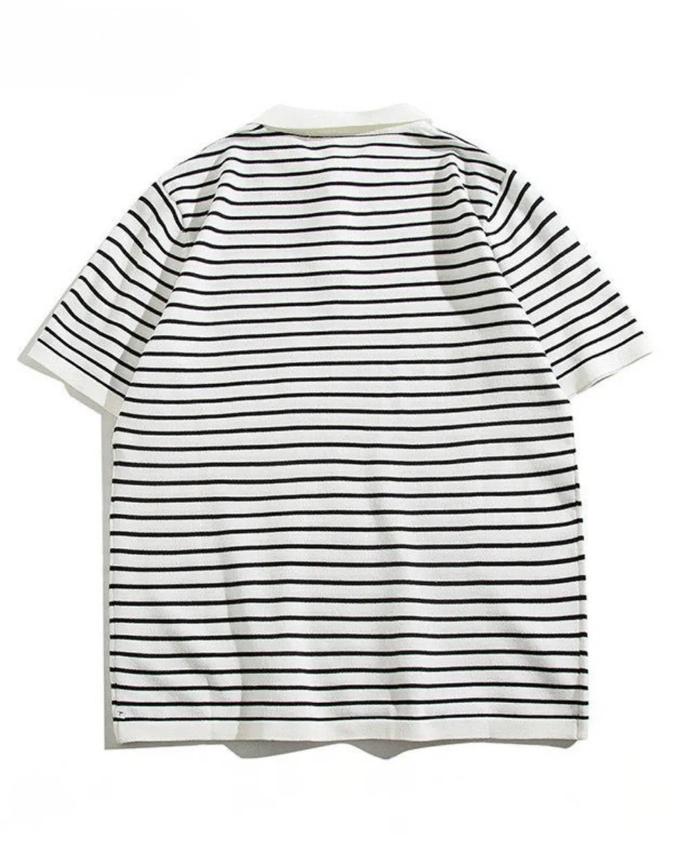 STRIPED LOOSE POLO SHIRTS W1767