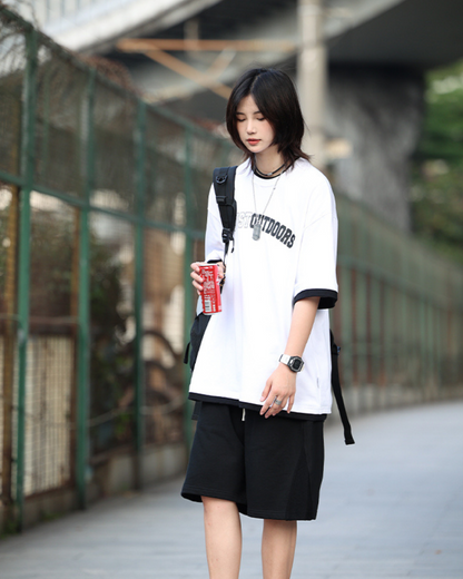 FAKE LAYERED T-SHIRT W1082