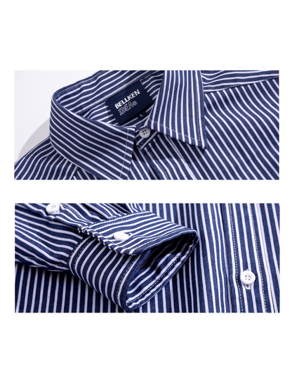 STRIPE OVERSIZED SHIRTS W1469