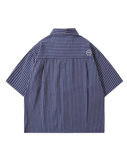 STRIPE COTTON SHIRTS W1672