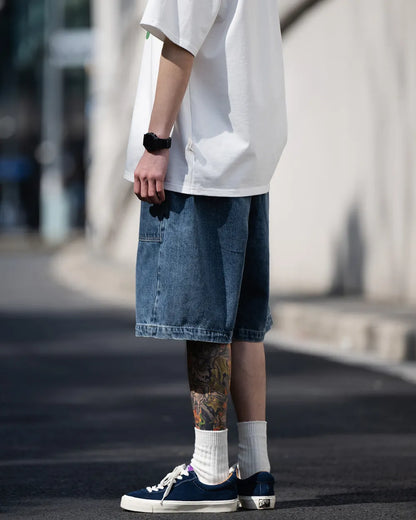 DENIM WORK EASY SHORTS W1772