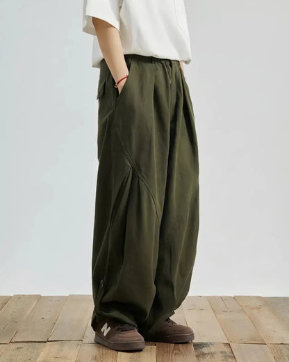RETRO LOOSE CARGO PANTS W1678