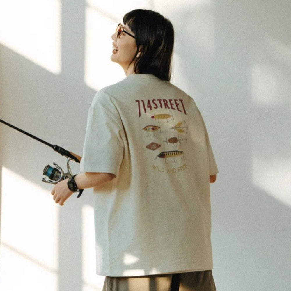 BACK PRINT LURE TEE W391