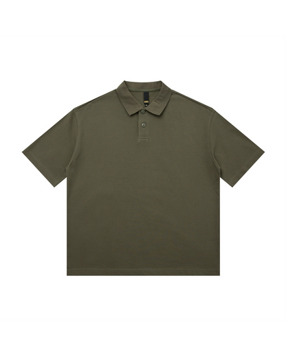 HEAVYWEIGHT TEXTURED RELAX POLOSHIRTS W1464