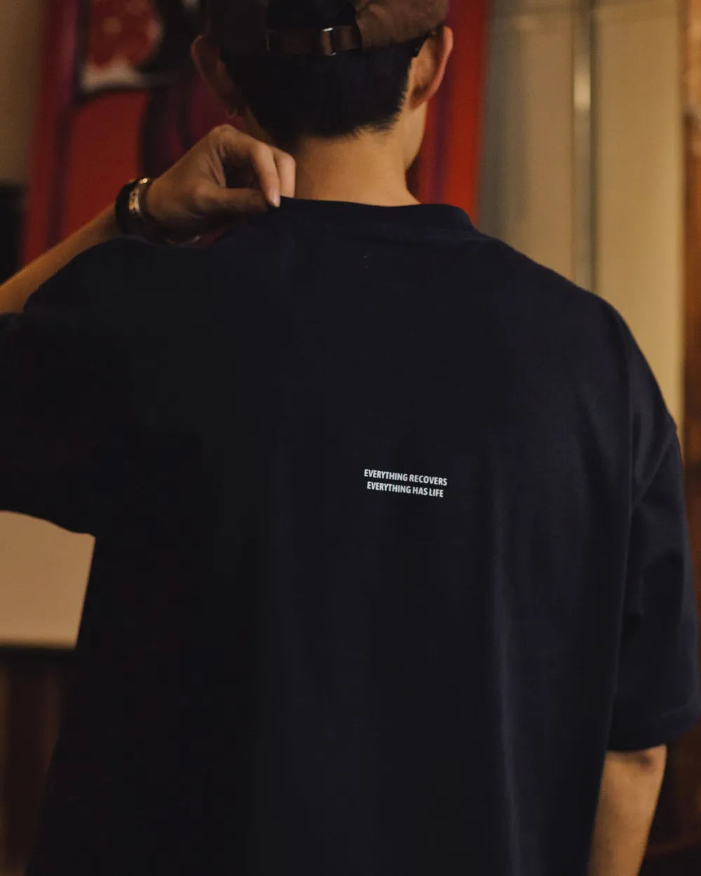 SLOGAN PRINT OVERSIZED T‑SHIRTS W1746