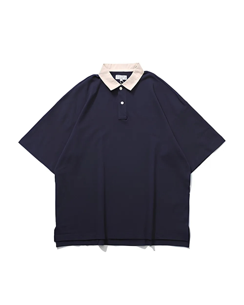 CONTRAST COLLAR POLO SHIRTS W1659