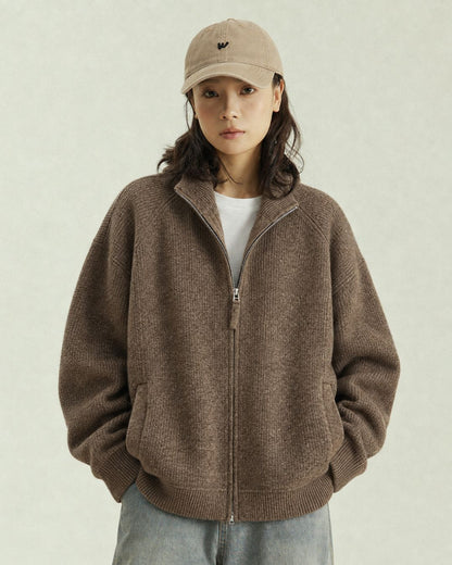 KNIT FULL ZIP JACKET W1922