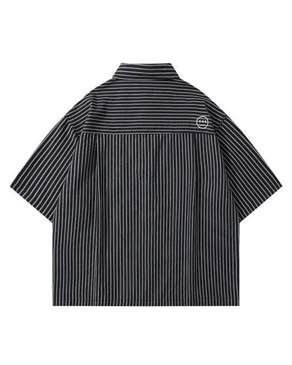 STRIPE COTTON SHIRTS W1672