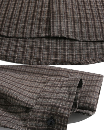 CHECKERED RAGLAN SHIRTS W1573