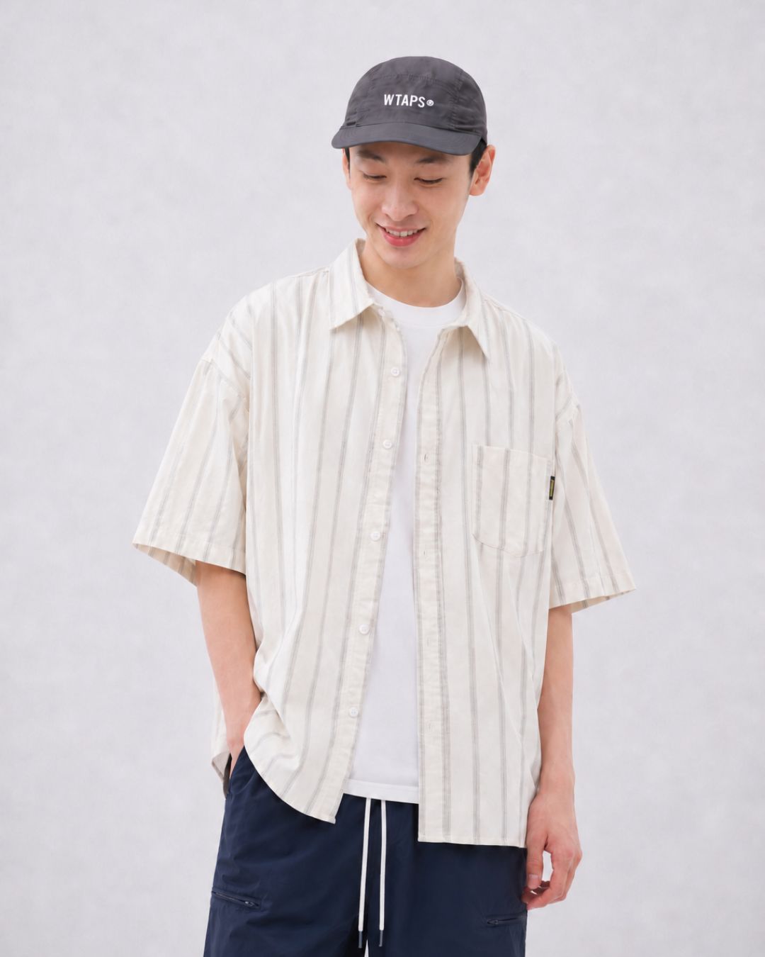 RELAX STRIPE SHIRTS W209