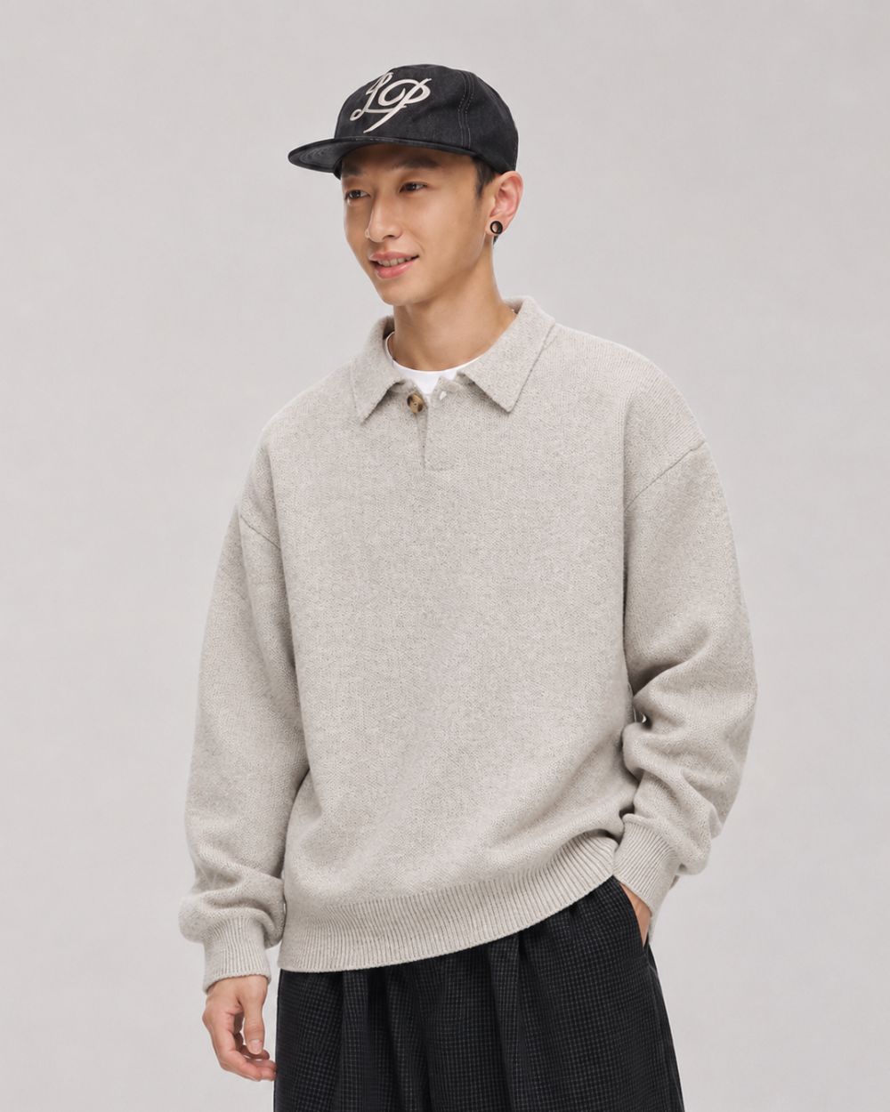 SOFT TOUCH COLLAR KNIT W1512