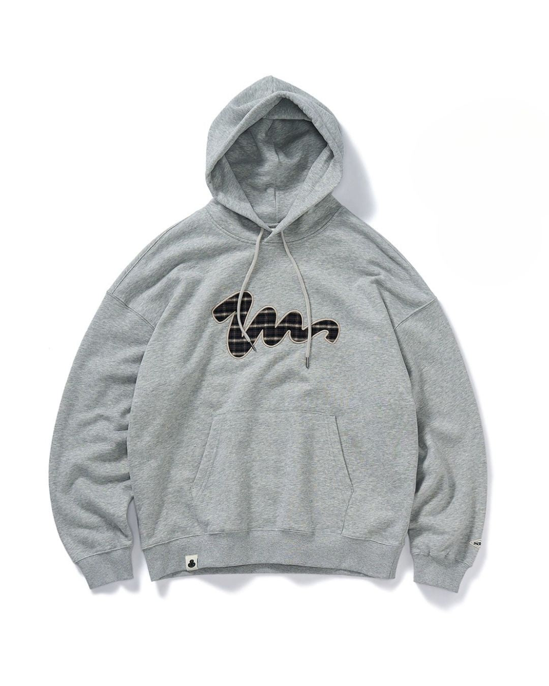 PLAID LOGO FLEECE HOODIE W1478