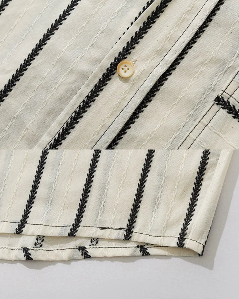 STRIPE WORK SHIRTS W1779