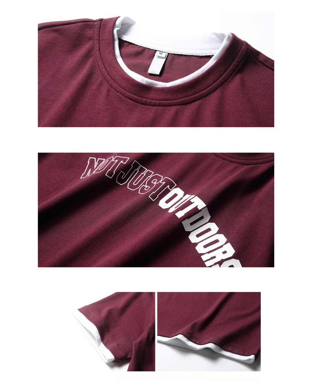 FAKE LAYERED T-SHIRT W1082