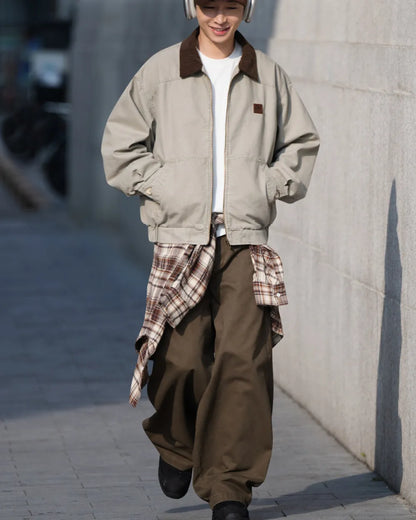 WIDE CARGO PANTS W1880