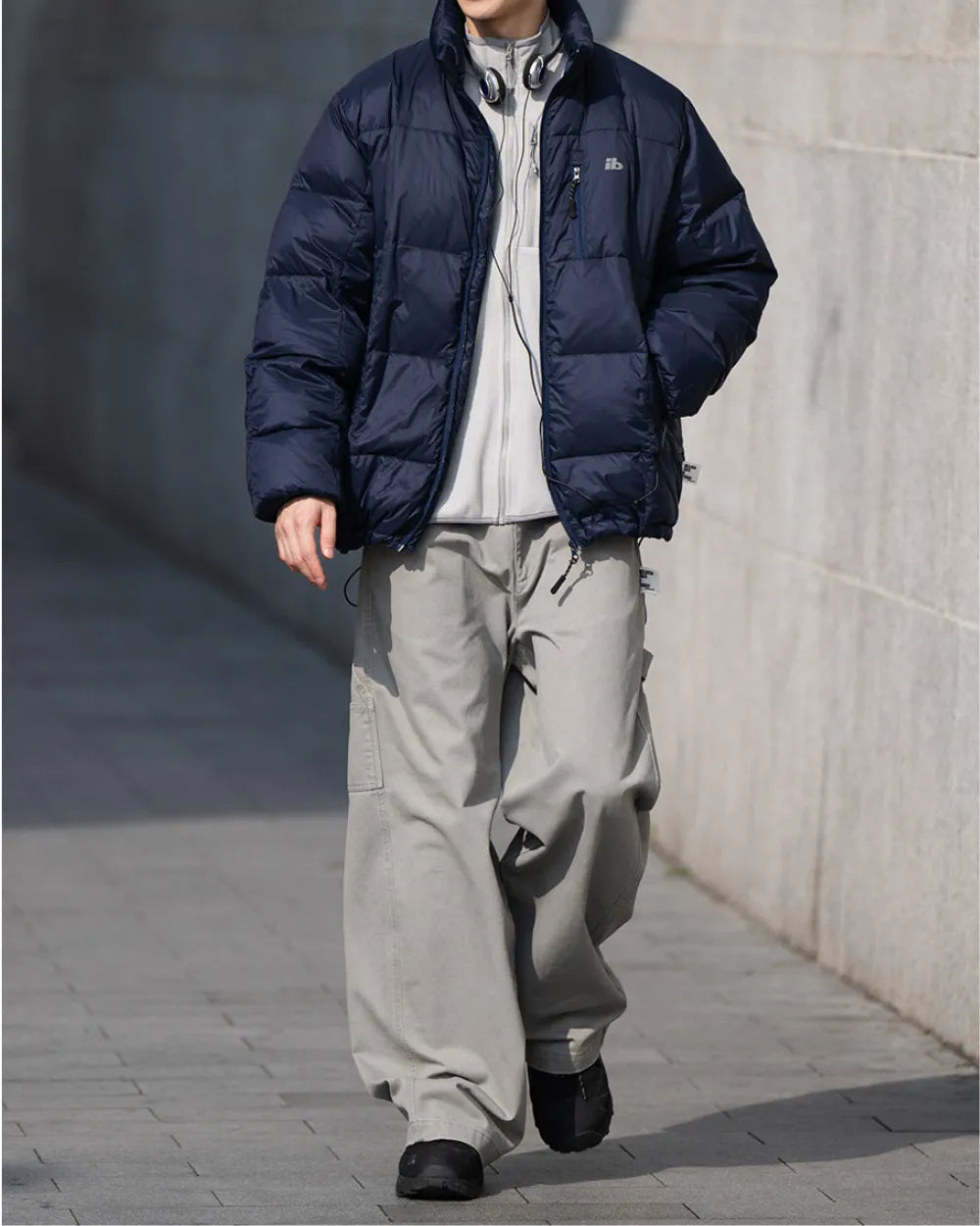 WIDE CARGO PANTS W1880
