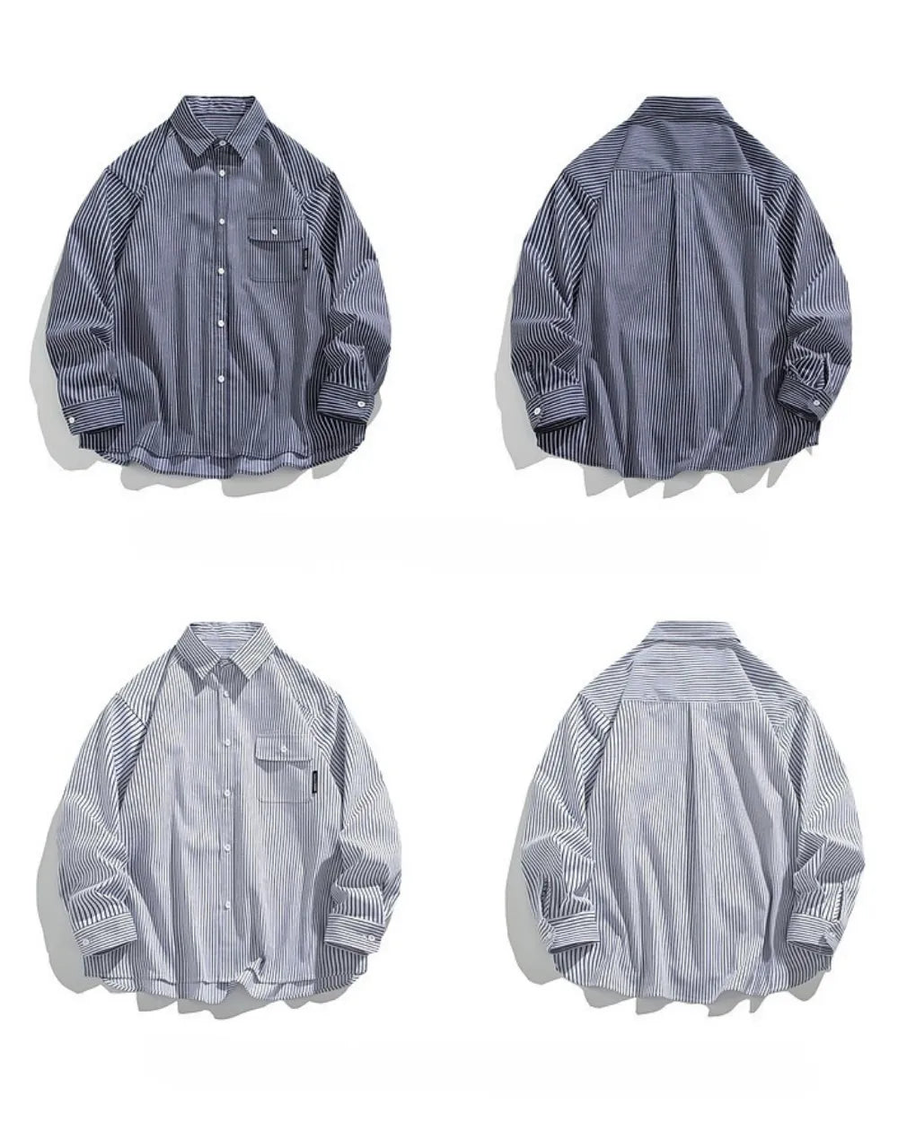 STRIPE LONG SLEEVE SHIRT W1826