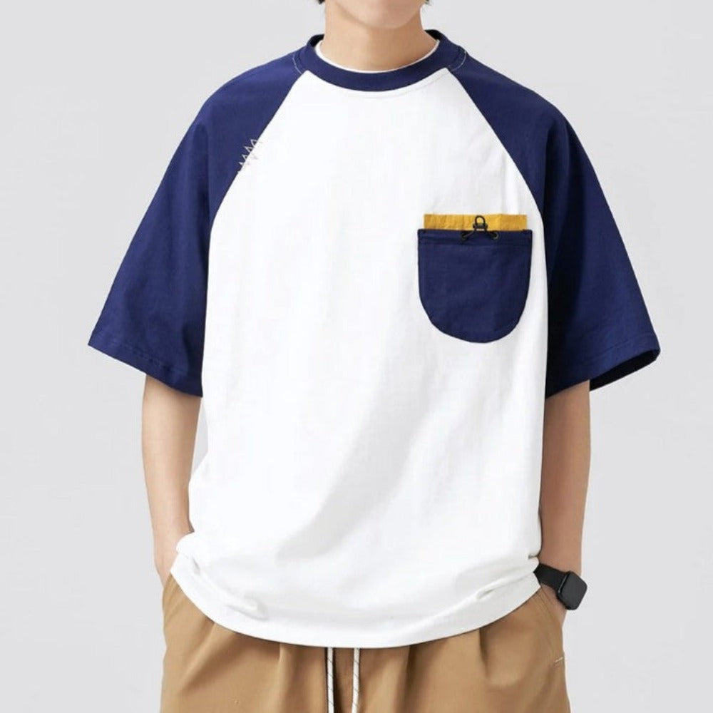 RETRO REFRESHING POCKET TEE W407