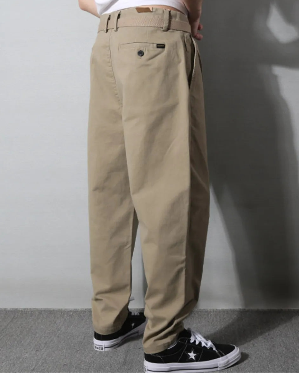 LOOSE FIT CHINO PANTS W1871