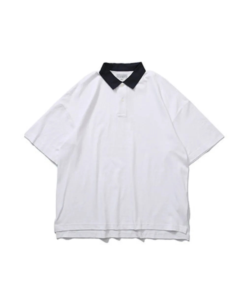 CONTRAST COLLAR POLO SHIRTS W1659
