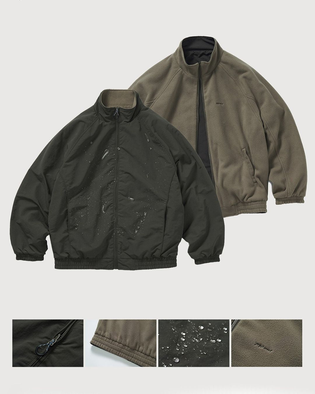 REVERSIBLE FLEECE JACKET W1522