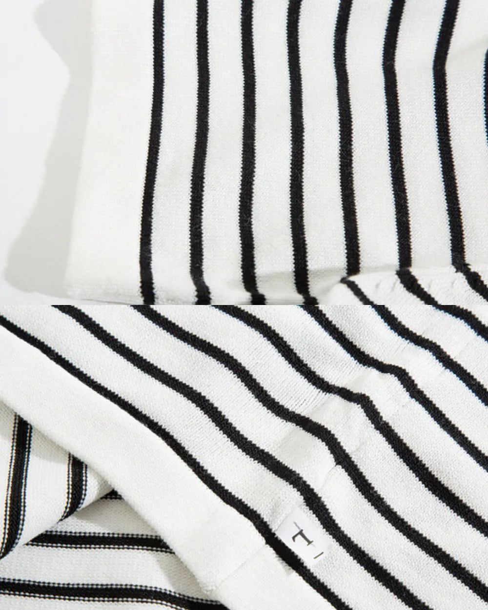 STRIPED LOOSE POLO SHIRTS W1767