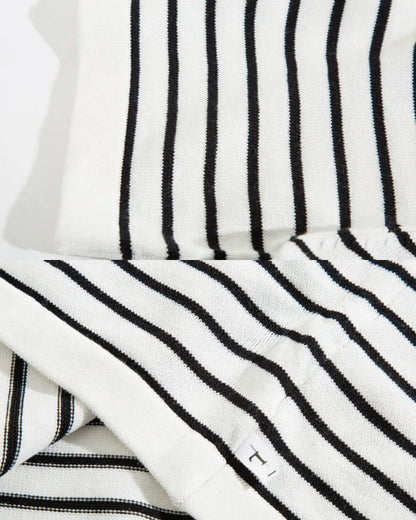 STRIPED LOOSE POLO SHIRTS W1767