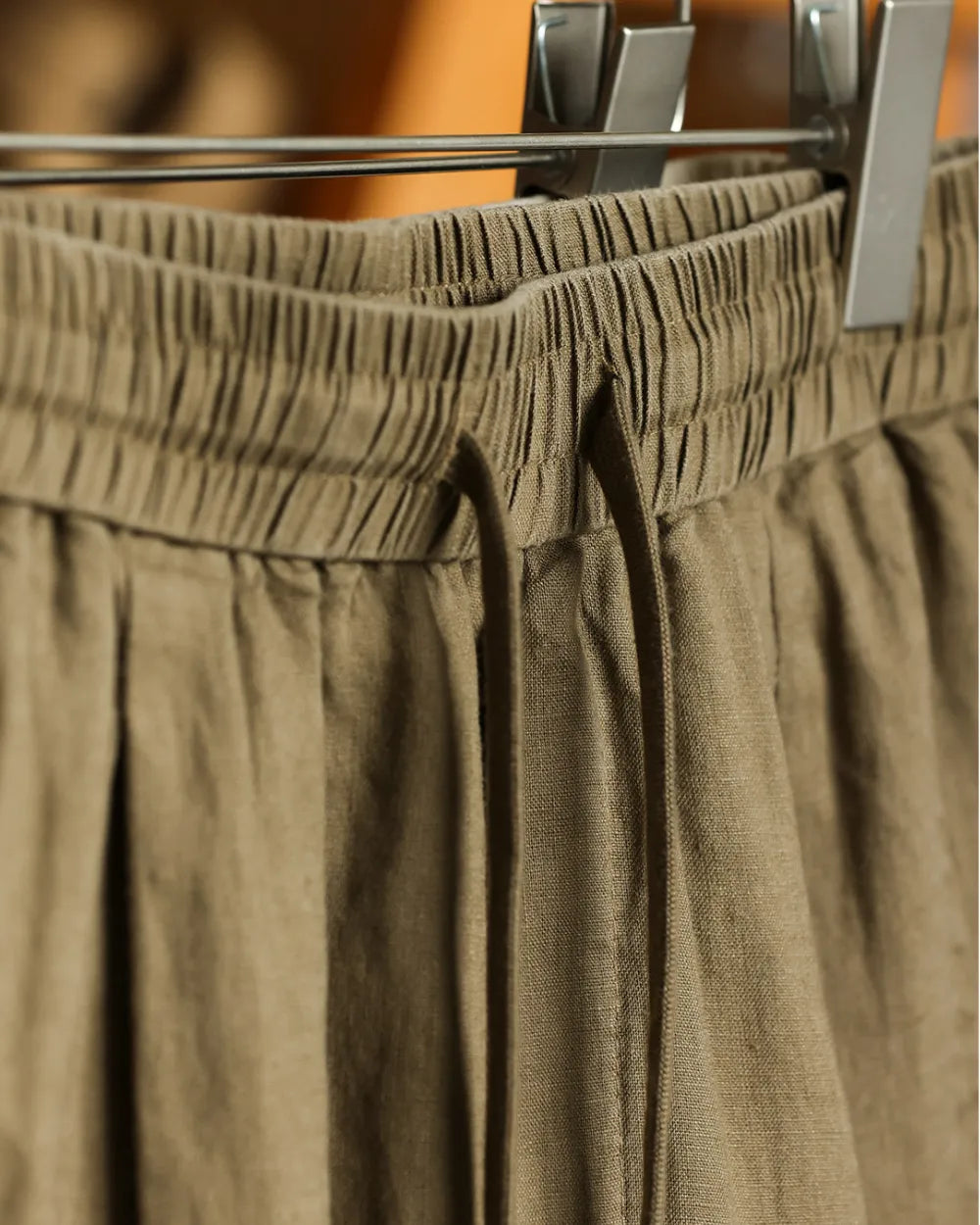 LINEN BLEND EASY SHORTS W1773