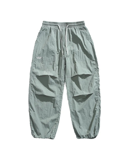 NYLON PARACHUTE CARGO PANTS W1684