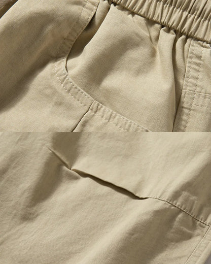 LOOSE TUCK EASY CHINO PANTS W1738