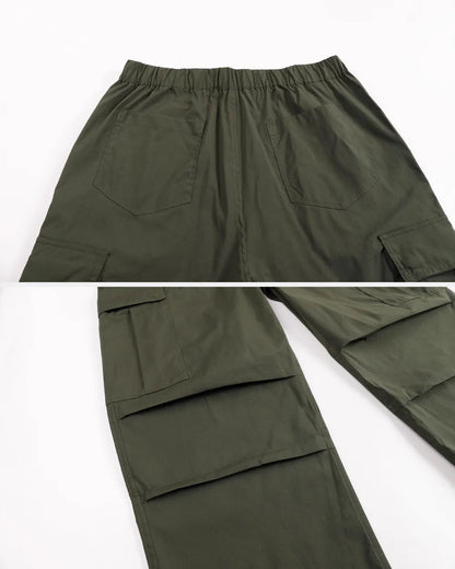 WATER-REPELLENT NYLON CARGO PANTS W1690