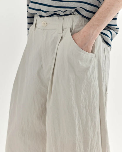 WASHED NYLON PANTS W1720