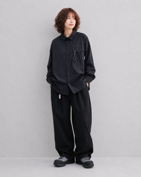 WIDE TUCK CARGO PANTS W1638