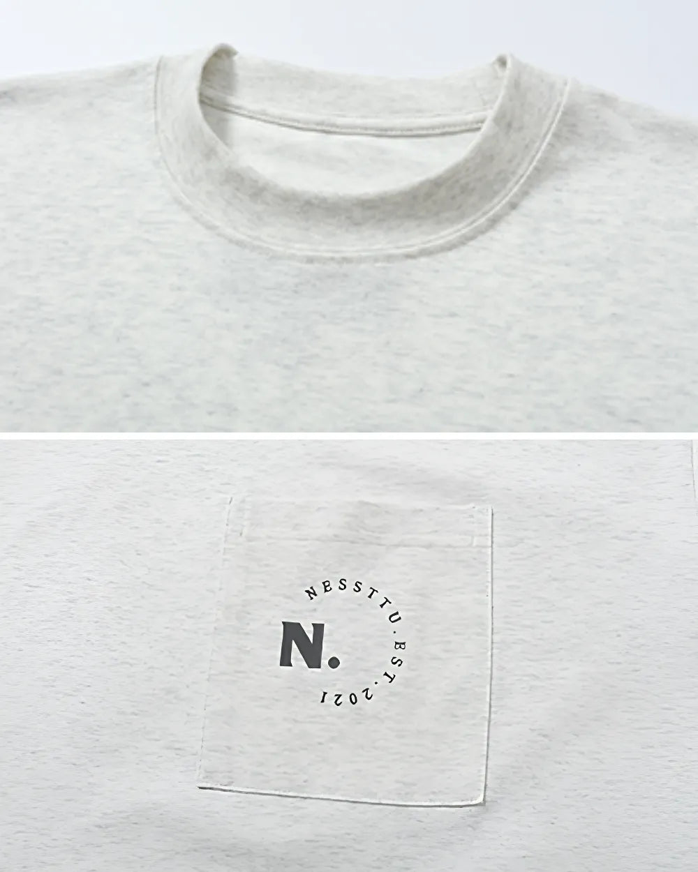 OVERSIZED TECH POCKET TEE W1733