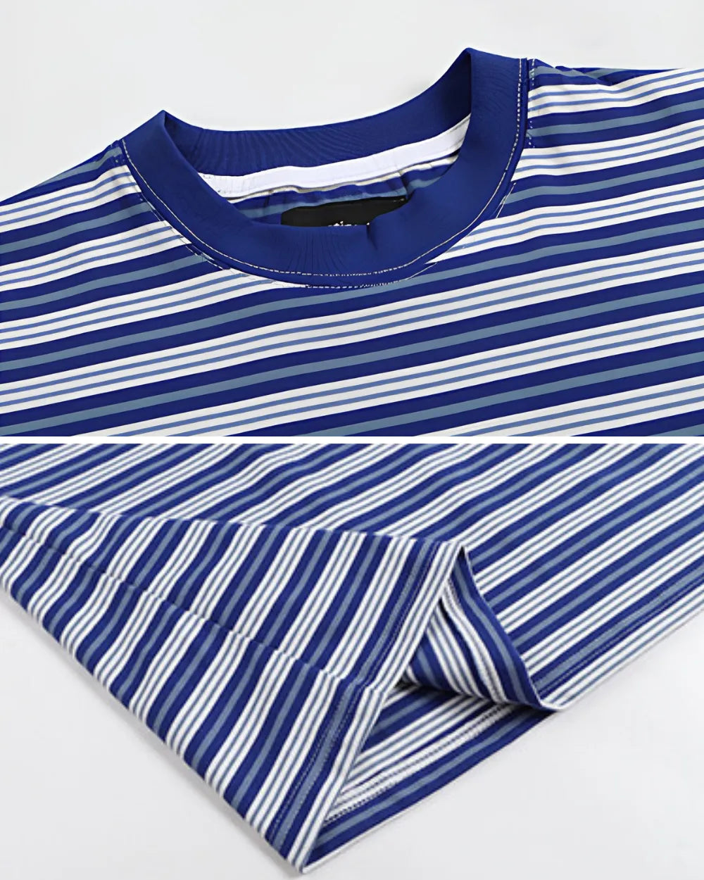 BORDER OVERSIZED POCKET T‑SHIRTS W1747