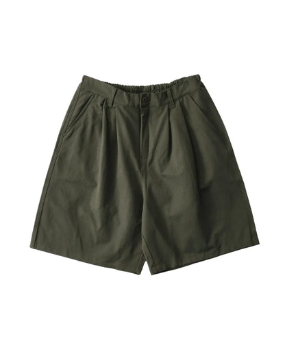 WIDE TUCK SHORTS W1743