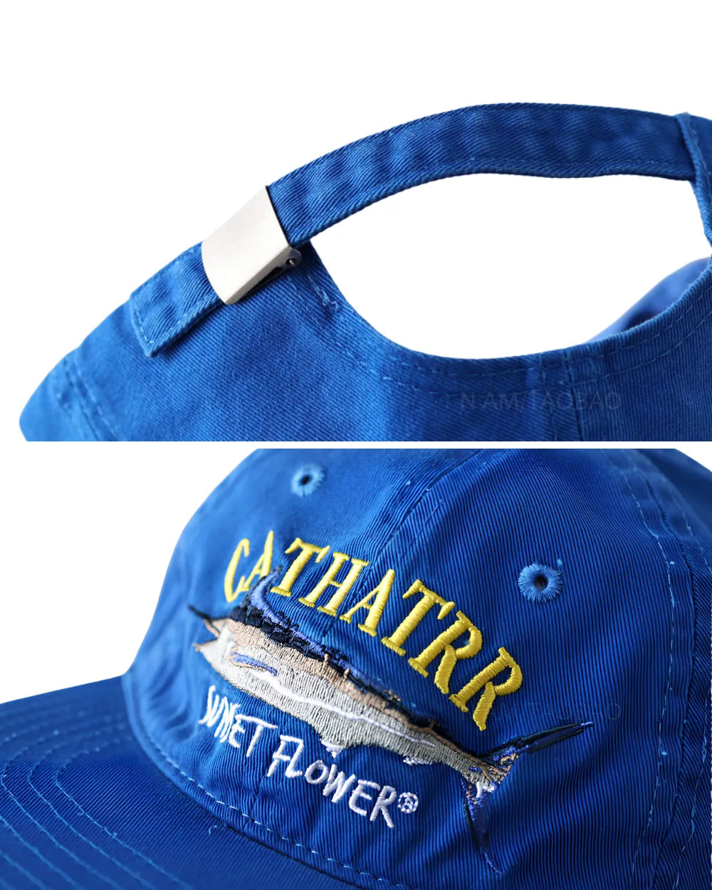 EMBROIDERY FISH CAP W1694