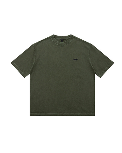 PIGMENT DYED LOGO TEE W1455