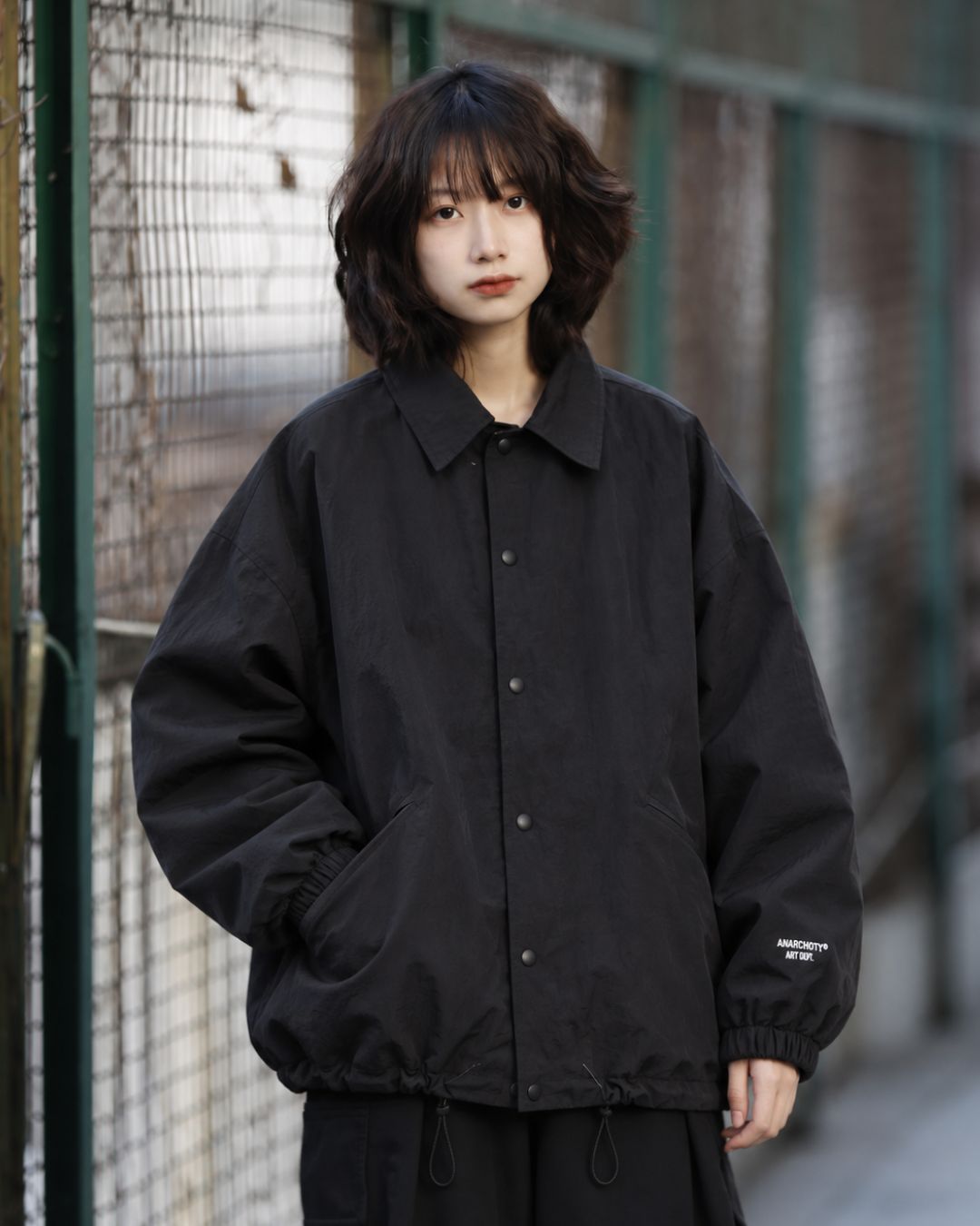 NYLON COACH JACKET W1929