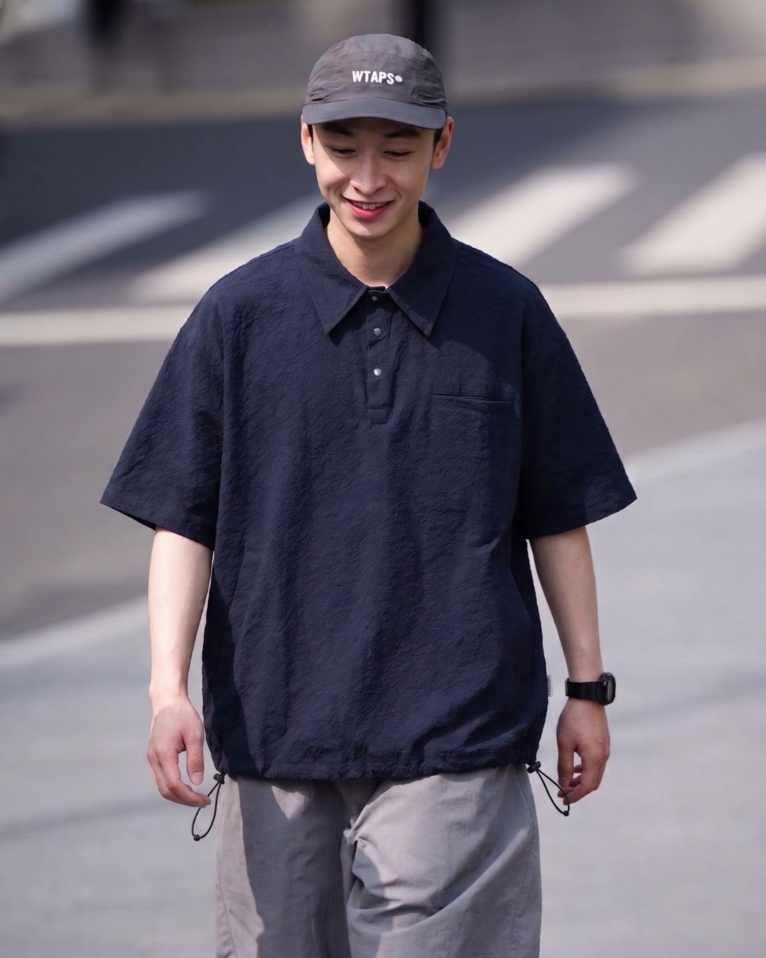 SEERSUCKER POLO SHIRTS W1621
