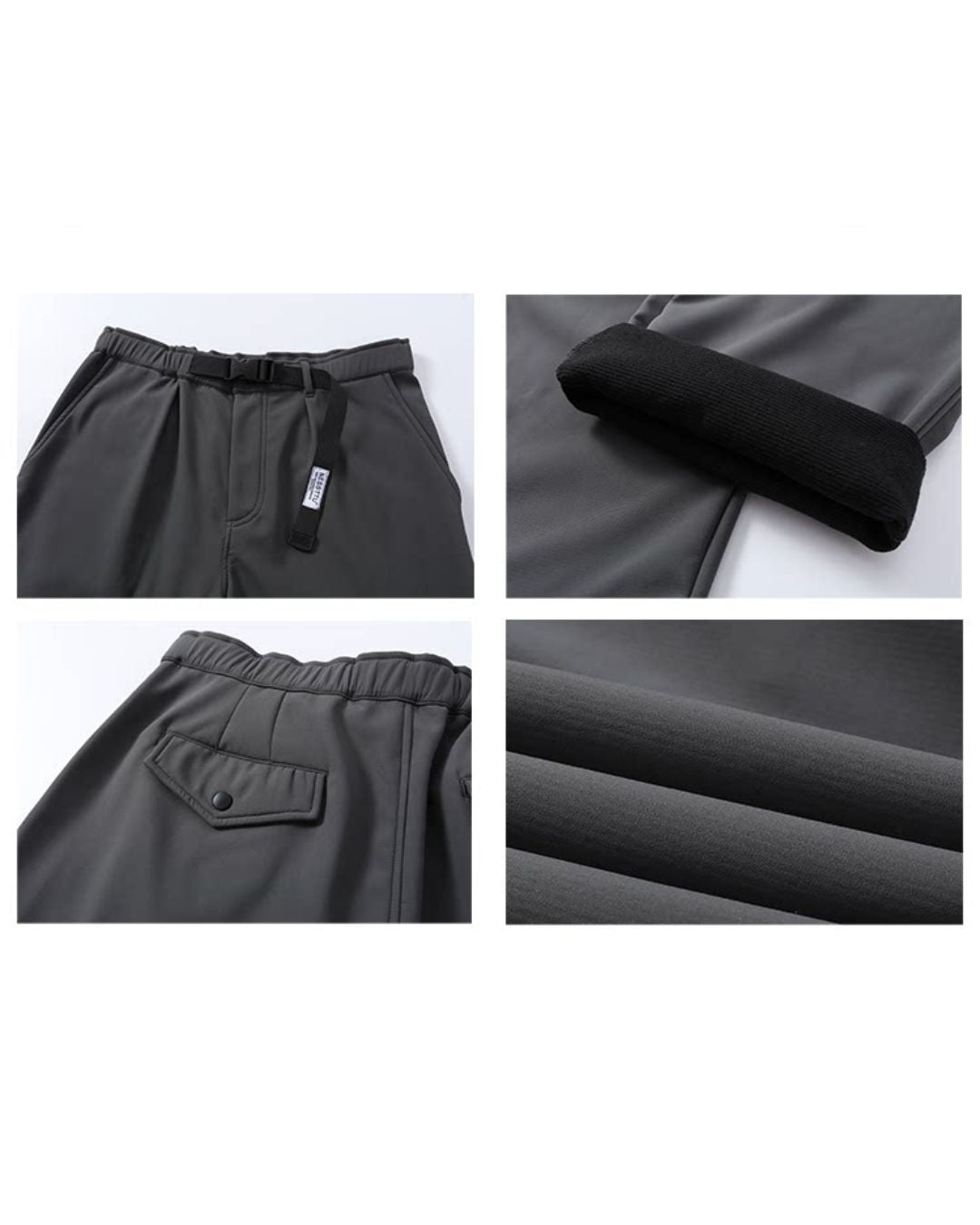 BELTED CHINO PANTS W1565