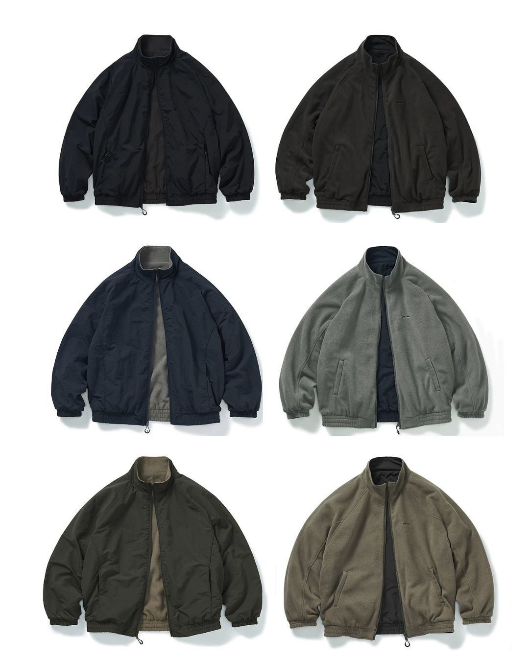 REVERSIBLE FLEECE JACKET W1522