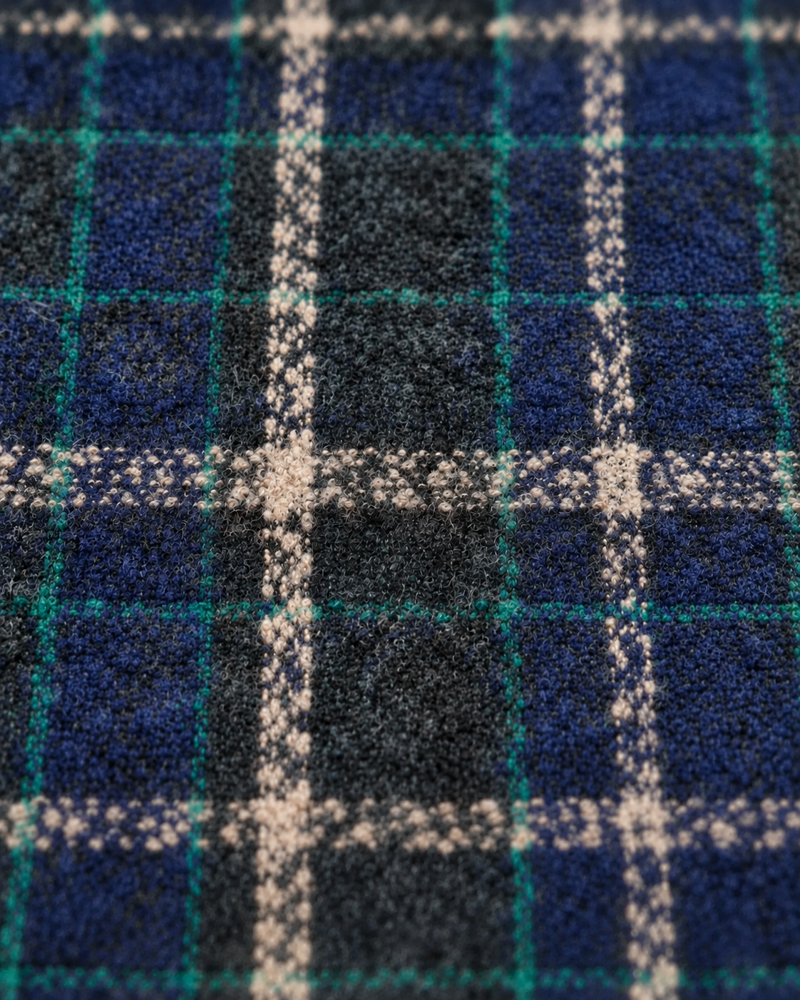 復古格紋褸 W1366