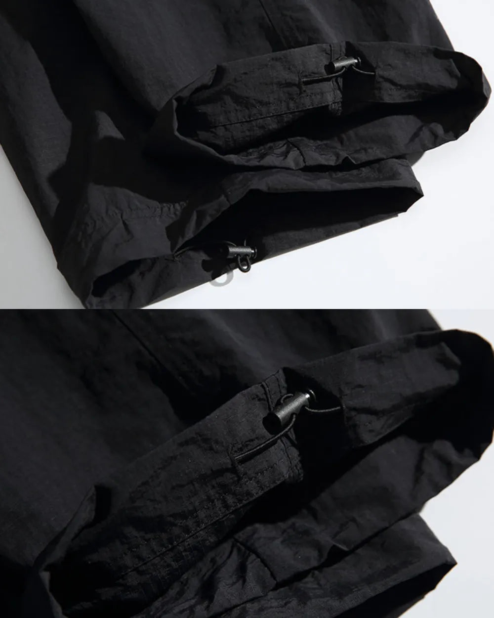 NYLON WIDE CARGO PANTS W1899